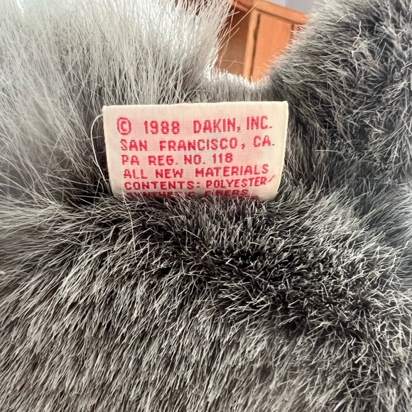 Vintage 1988 Dakin Soft Plush Terrier Schnauzer - Picture 4 of 8